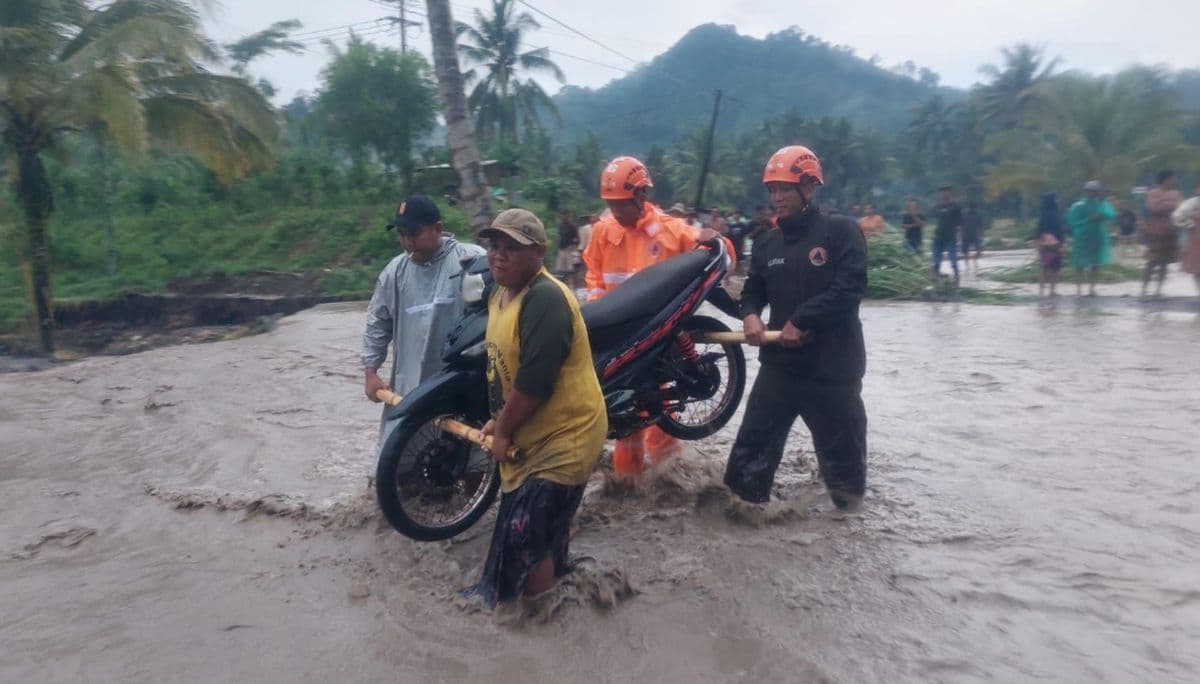 1.211 KK Terisolir Akibat Banjir Lahar Dingin Gunung Semeru