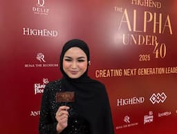 Xaviera Putri Raih The Alpha Under 40 2025, Ingin Terus Berkarya dan Memberi Pengaruh Baik