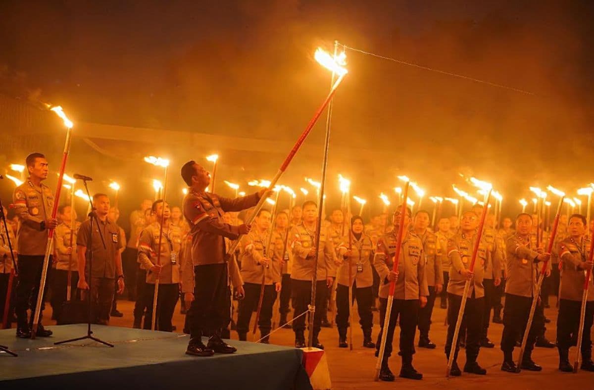 Momen Kapolri, Irwasum hingga Dankor Brimob Bacakan Renungan Nilai Ksatria Bhayangkara