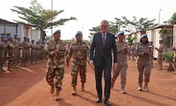 Jaga Perdamaian di Afrika Tengah, PBB Acungkan Jempol untuk Satgas Kontingen Garuda