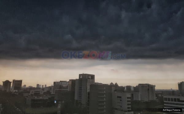 Cuaca Jakarta Hari Ini: Hujan Ringan Merata di Ibu Kota