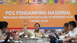 Dengan Suara Bergetar, Prabowo Ucapkan Terima Kasih ke Petugas yang Menangani Bencana Aceh