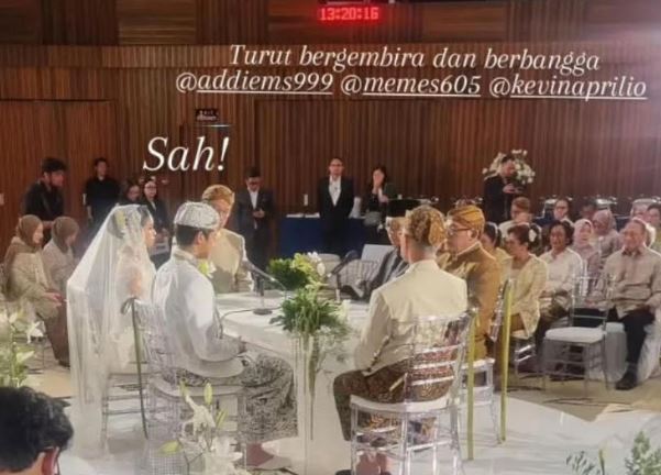 Selamat! Putra Addie MS Tristan Juliano Resmi Menikah