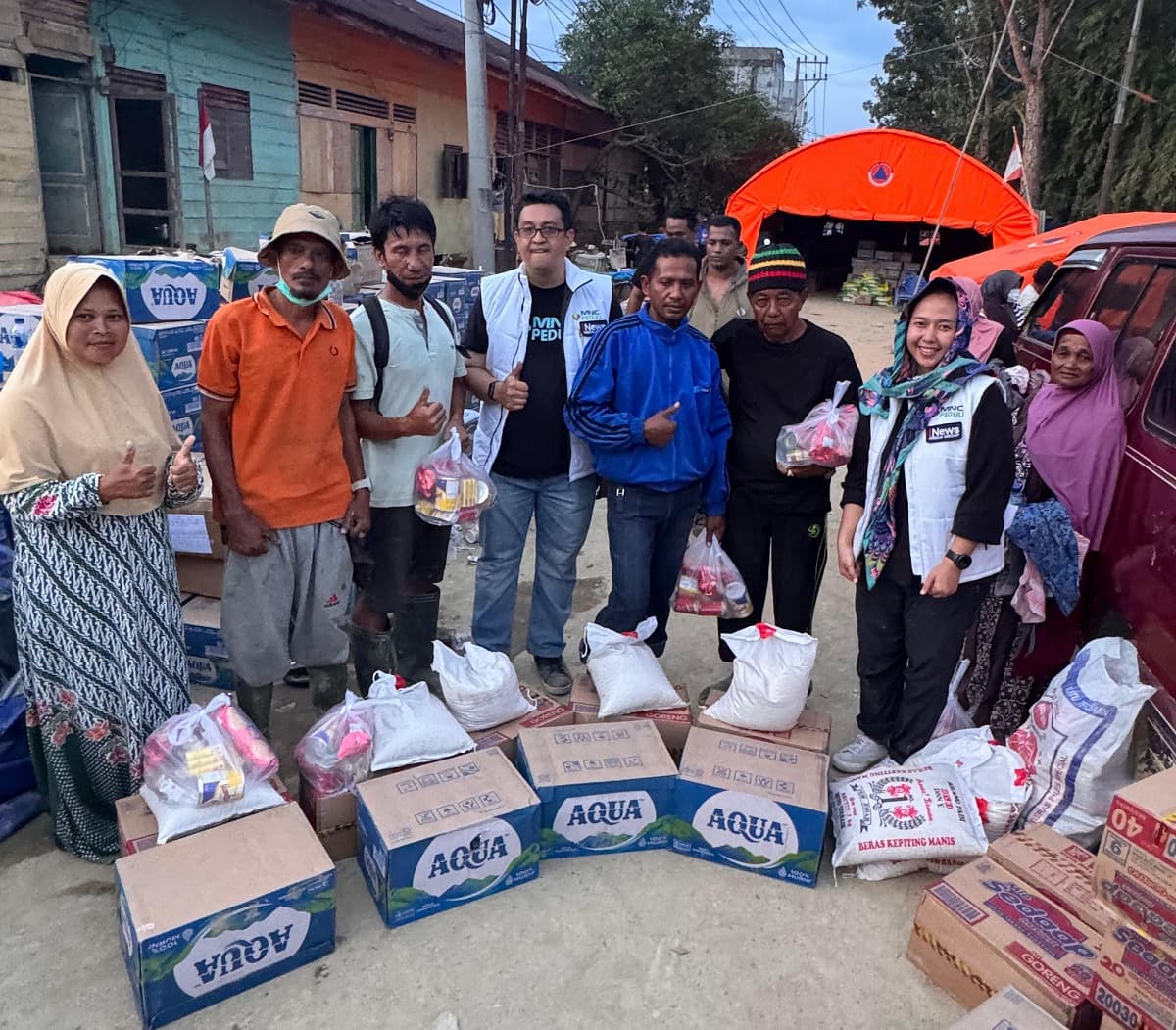 MNC Peduli Salurkan Bantuan ke Warga Kuala Simpang Aceh Tamiang