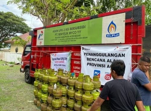 Pertamina Distribusikan 100 Ribu Tabung LPG 3 Kg Lewat Operasi Pasar di Aceh