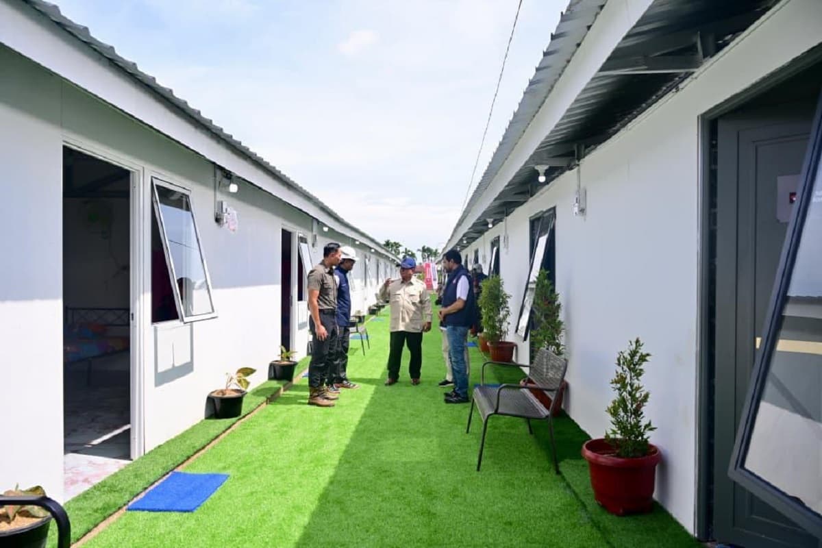 Rumah Sementara Siap Huni di Aceh Tamiang, Dibangun Nonstop 6 Hari