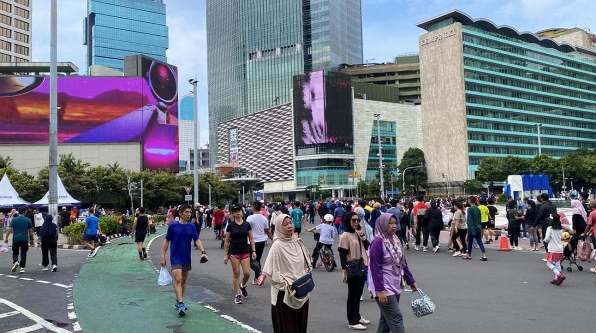 CFD Perdana 2026, Ribuan Warga Padati Kawasan Sudirman-Thamrin