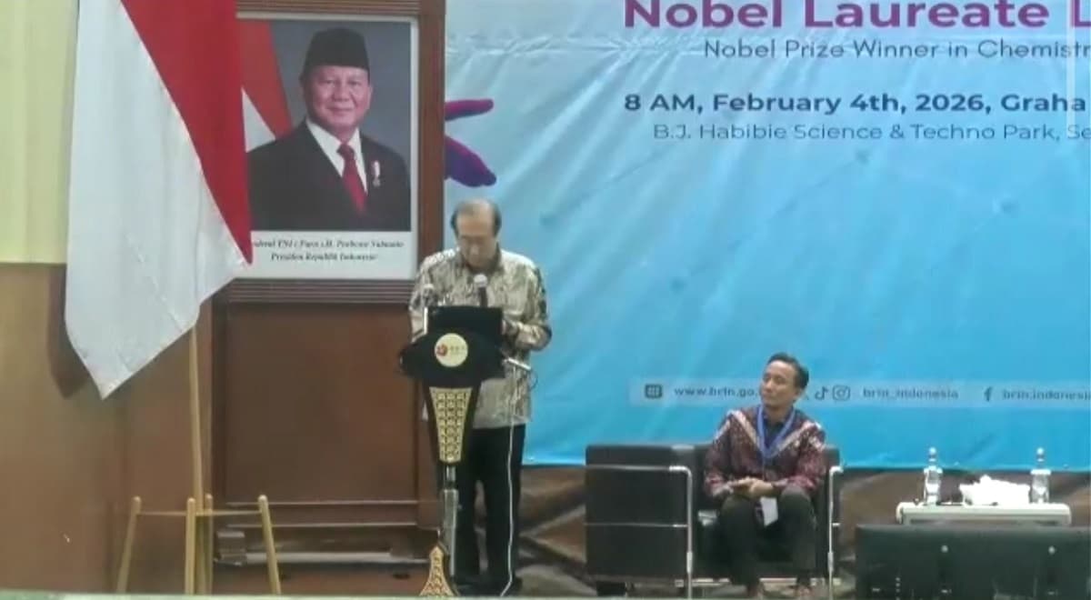 BRIN Perkuat Diplomasi Sains Indonesia-Jepang, Hadirkan Peraih Nobel Kimia 2025