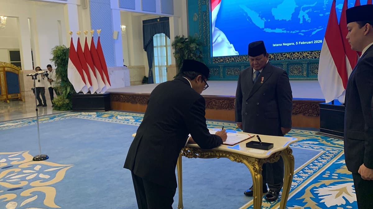 Prabowo Resmi Lantik Wamenkeu Juda Agung, Gantikan Thomas Djiwandono