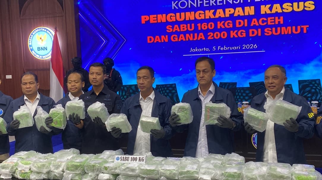 Breaking News! BNN Bongkar Sindikat Narkoba Internasional Golden Triangle, Sita 160 Kg Sabu