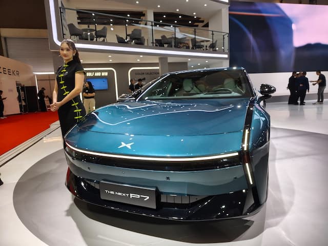 Sedan Listrik XPeng The Next P7 Mejeng di IIMS 2026, Dibekali Teknologi AI