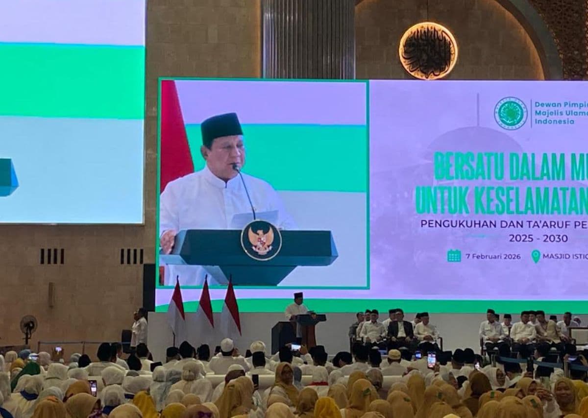 Hadiri Pengukuhan Pengurus MUI, Prabowo: Istimewa!