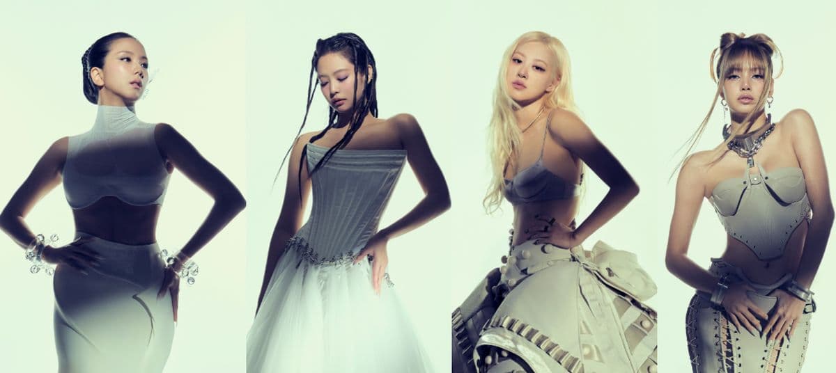 BLACKPINK Rilis Poster Visual 'DEADLINE' Bernuasa Putih, Elegan dan Dramatis