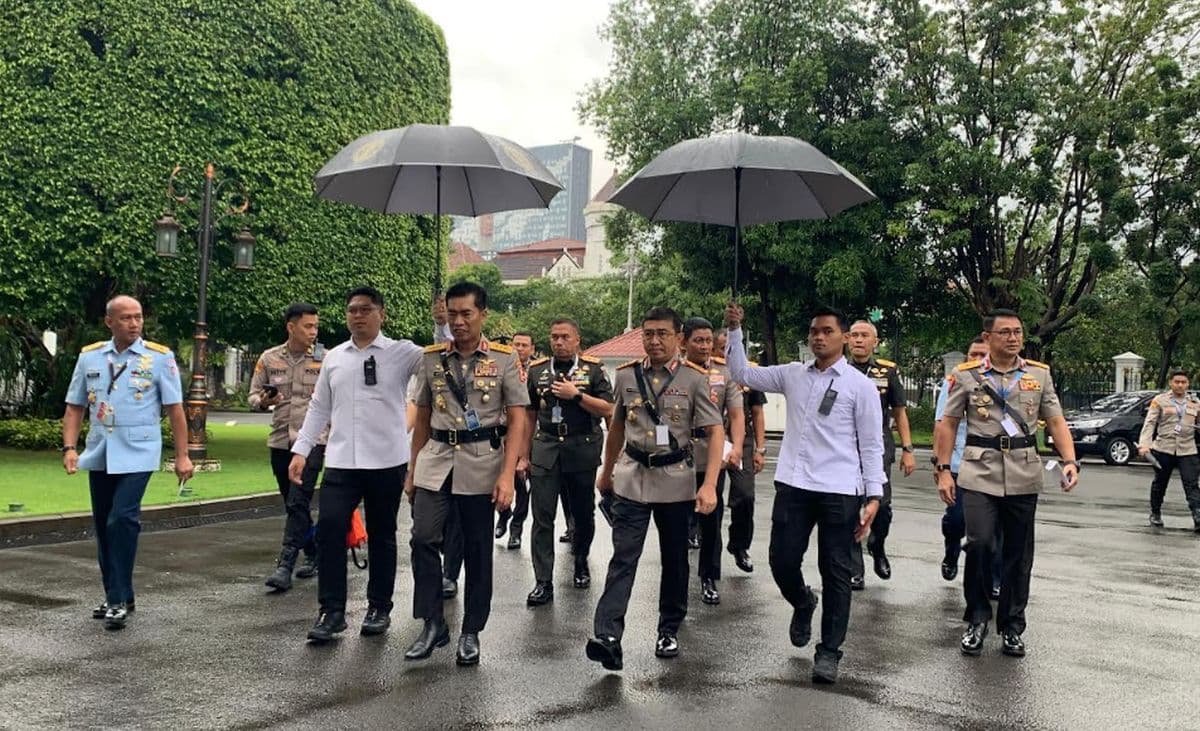 Merapat ke Istana, Pati TNI-Polri Bakal Dapat Arahan dari Prabowo