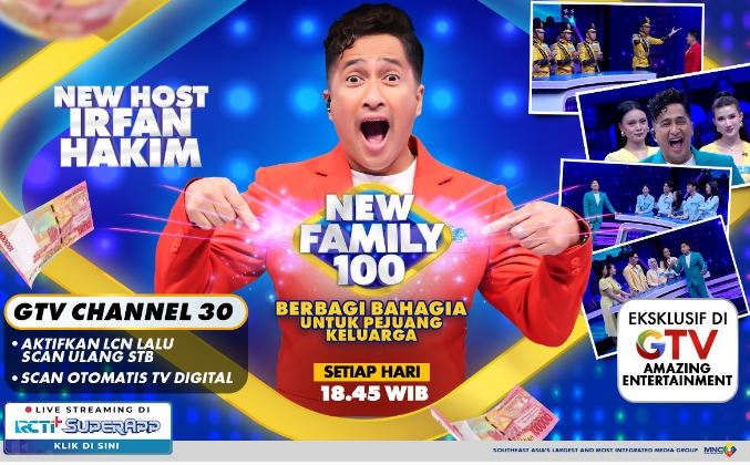 Makin Seru di New Family 100, Irfan Hakim Terus Tebar Kebahagiaan dan Hadiah Fantastis!