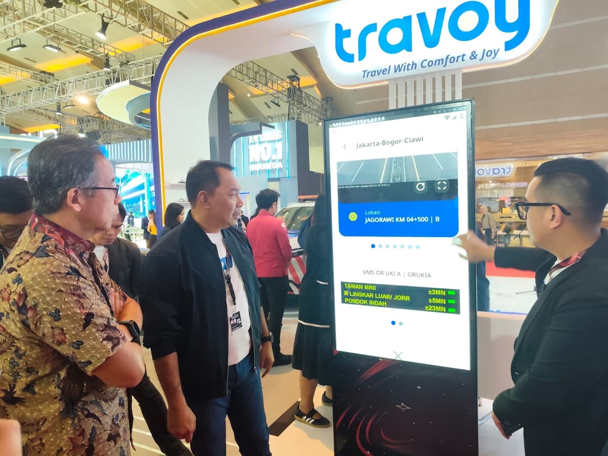 Jasa Marga Kenalkan Travoy di IIMS 2026, Muat Info Tol Berbasis Kamera dan Radar