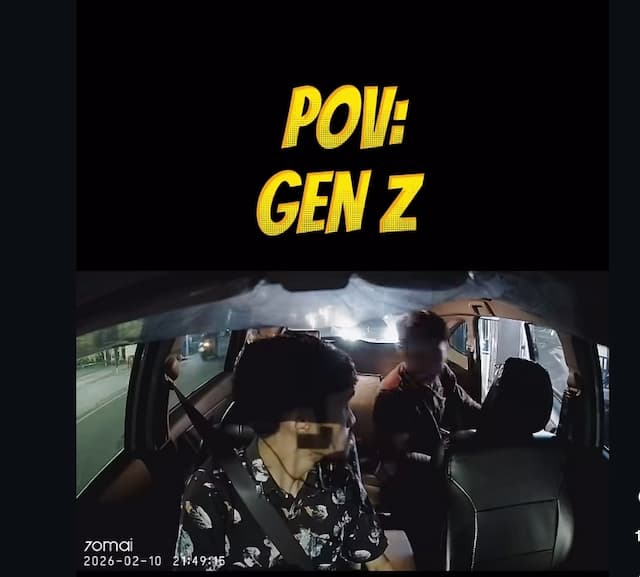 Viral Video Gen Z Mesum di Taksi Online, Sopir: Gak Bisa Ditahan di Rumah?