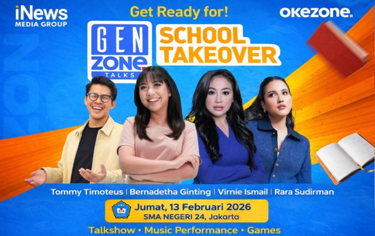 Okezone Gelar GenZone Talks School Take Over, Siap Gombal Bareng Gen Z dan Relaxa