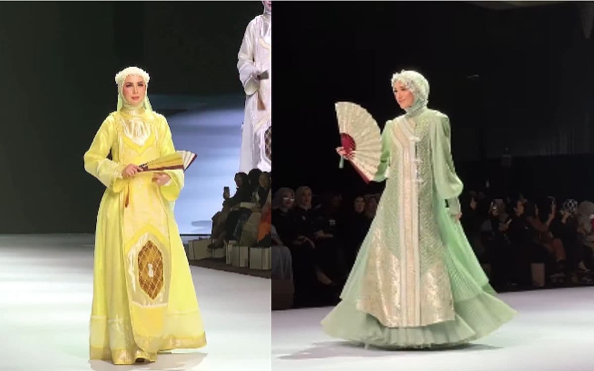 Inspirasi Baju Lebaran Arumi Bachsin dan Adelia Pasha, Soft Tanpa Meninggalkan Kesan Glamor