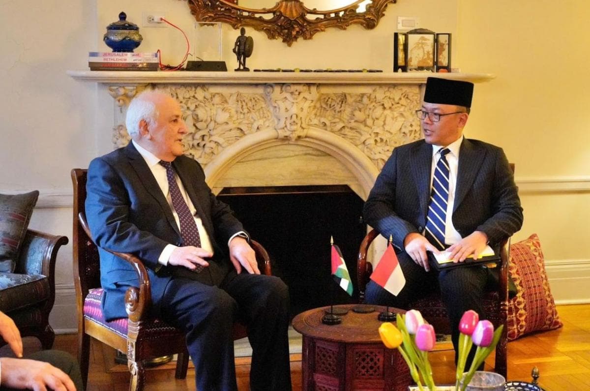 Menlu Sugiono Tegaskan Dukungan RI saat Bertemu Wakil Palestina di PBB