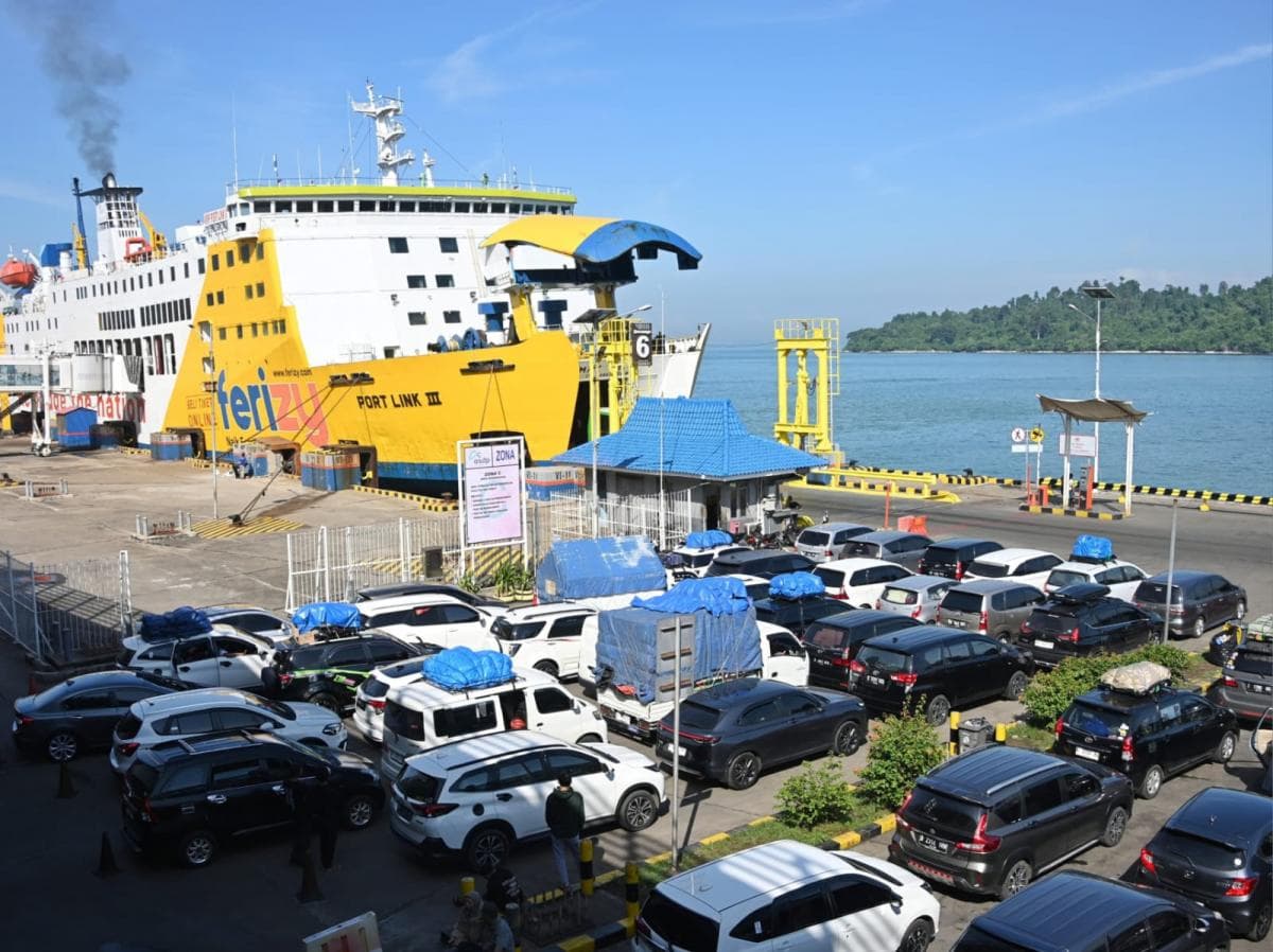 Jumlah Penumpang Kapal Penyeberangan Merak-Bakauheni Diprediksi 3,75 Juta saat Lebaran 2026