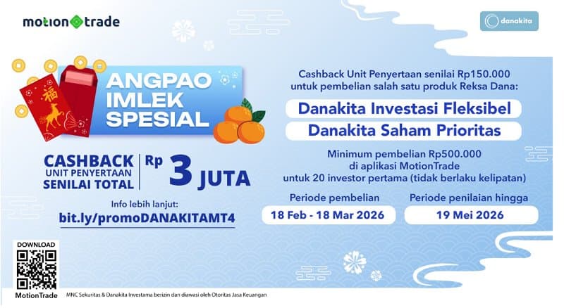 Rayakan Imlek dengan Investasi dalam Promo Angpao Imlek Spesial dari Ciptadana AM di Aplikasi MotionTrade