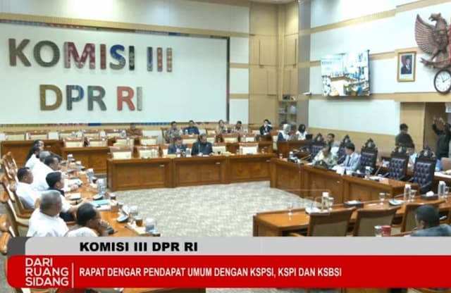 Komisi III DPR Gelar RDP dengan Tiga Konfederasi Buruh, Ini yang Dibahas!