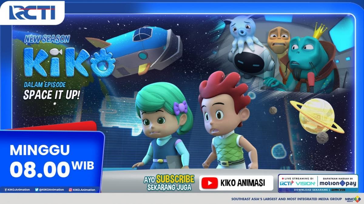 KIKO Season 4 Episode Space It Up, Tayang Minggu Pagi di RCTI