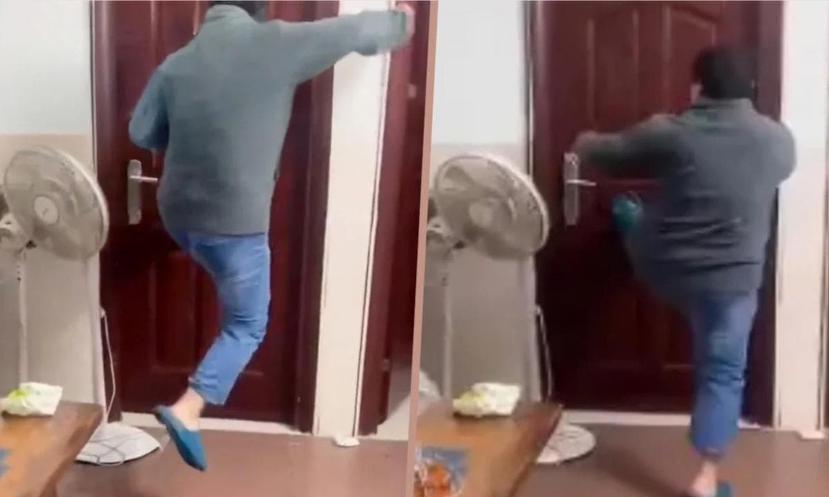 Viral! Ayah Ngamuk hingga Tendang Pintu Gegara Anak Gunakan Tisu untuk Keringkan Rambut