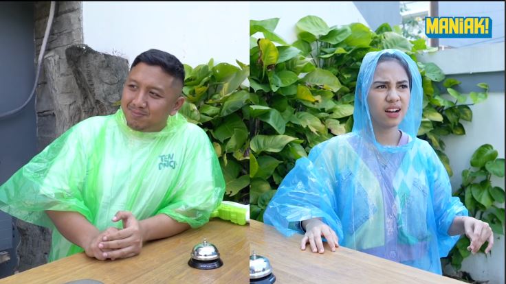 MANIAK: Azia dan Boengkoes Adu Kepintaran, Selalu Heboh dan Ricuh