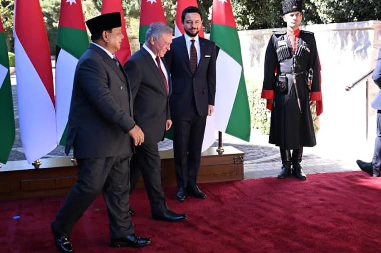 Raja Abdullah II Puji Prabowo Komitmen Perjuangkan Solusi Dua Negara