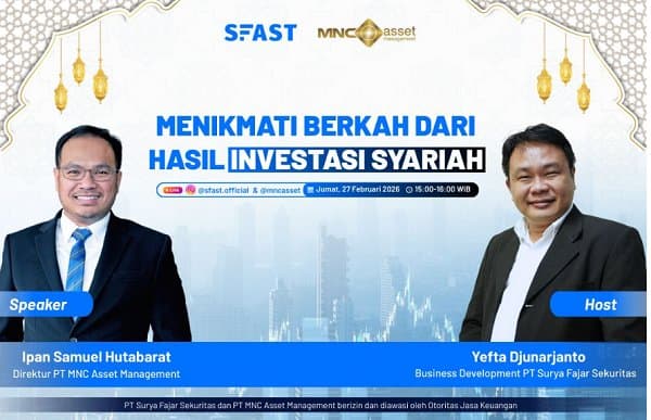 Jangan Lewatkan! Yuk Simak IG Live MNC Asset Management X Surya Fajar Sekuritas, Menikmati Berkah Dari Hasil Investasi Syariah