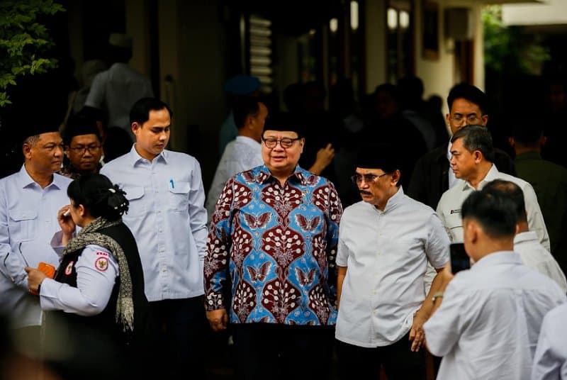 Menko Airlangga Kenang Sosok Try Sutrisno Pemimpin saat Masa Kritis Indonesia