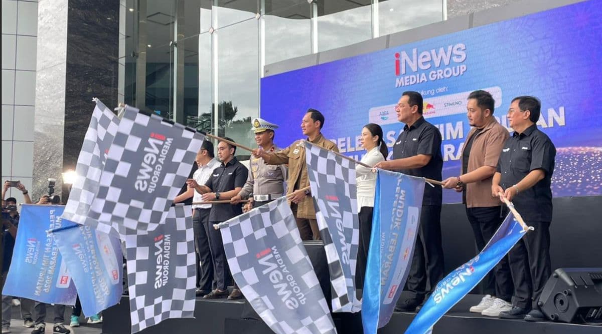 Angela Tanoesoedibjo dan Menko AHY Lepas Tim Liputan Mudik Lebaran 2026 iNews Media Group