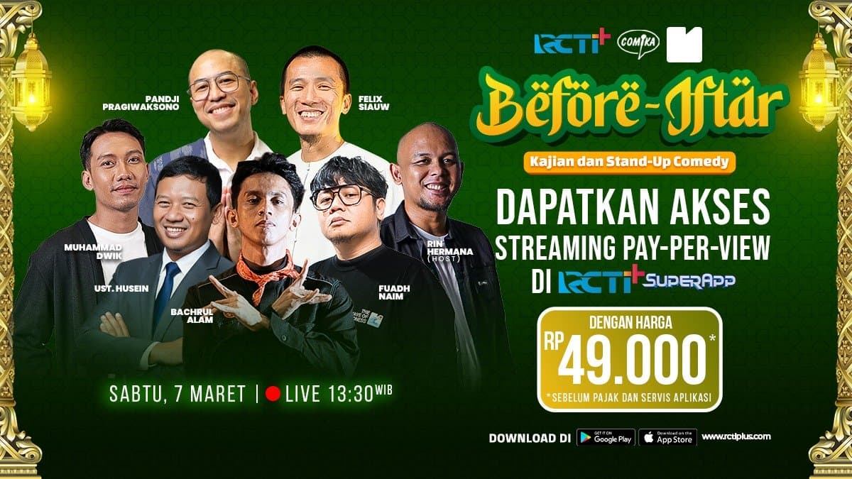 Pandji Pragiwaksono Gandeng Ustadz Felix Siauw dalam Event Before Iftar Pandji Pragiwaksono Gandeng Ustadz Felix Siauw dalam Event Before Iftar