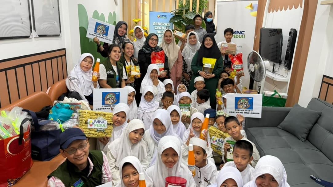 Momentum Ramadhan, MNC Peduli Bagikan Sembako dan Keceriaan di Panti Asuhan Kuntum Teratai