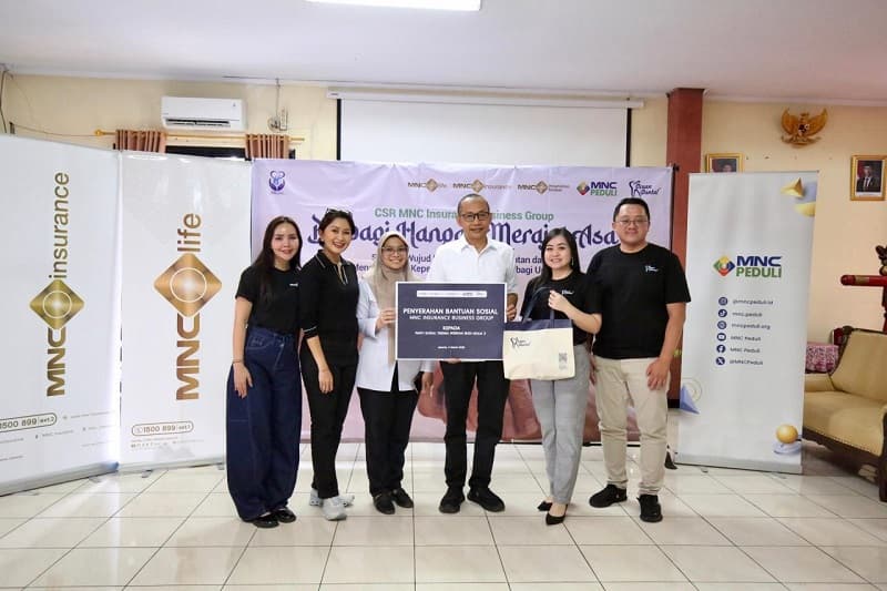 MNC Insurance Business Group Salurkan Bantuan Sosial untuk Lansia di Panti Werdha Budi Mulia 3 Jakarta
