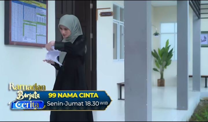 Sinopsis 99 Nama Cinta Eps 15: Kiblat Beri Klarifikasi Pada Talia, Husna Temukan Rahasia?