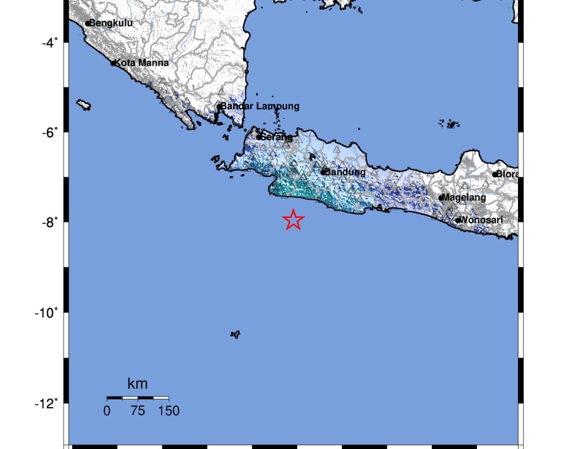 Gempa M5,4 Guncang Sukabumi, Tak Berpotensi Tsunami