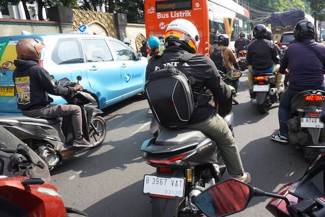 5 Tips Mudik Aman Pakai Motor, Jangan Bawa Barang Berlebihan