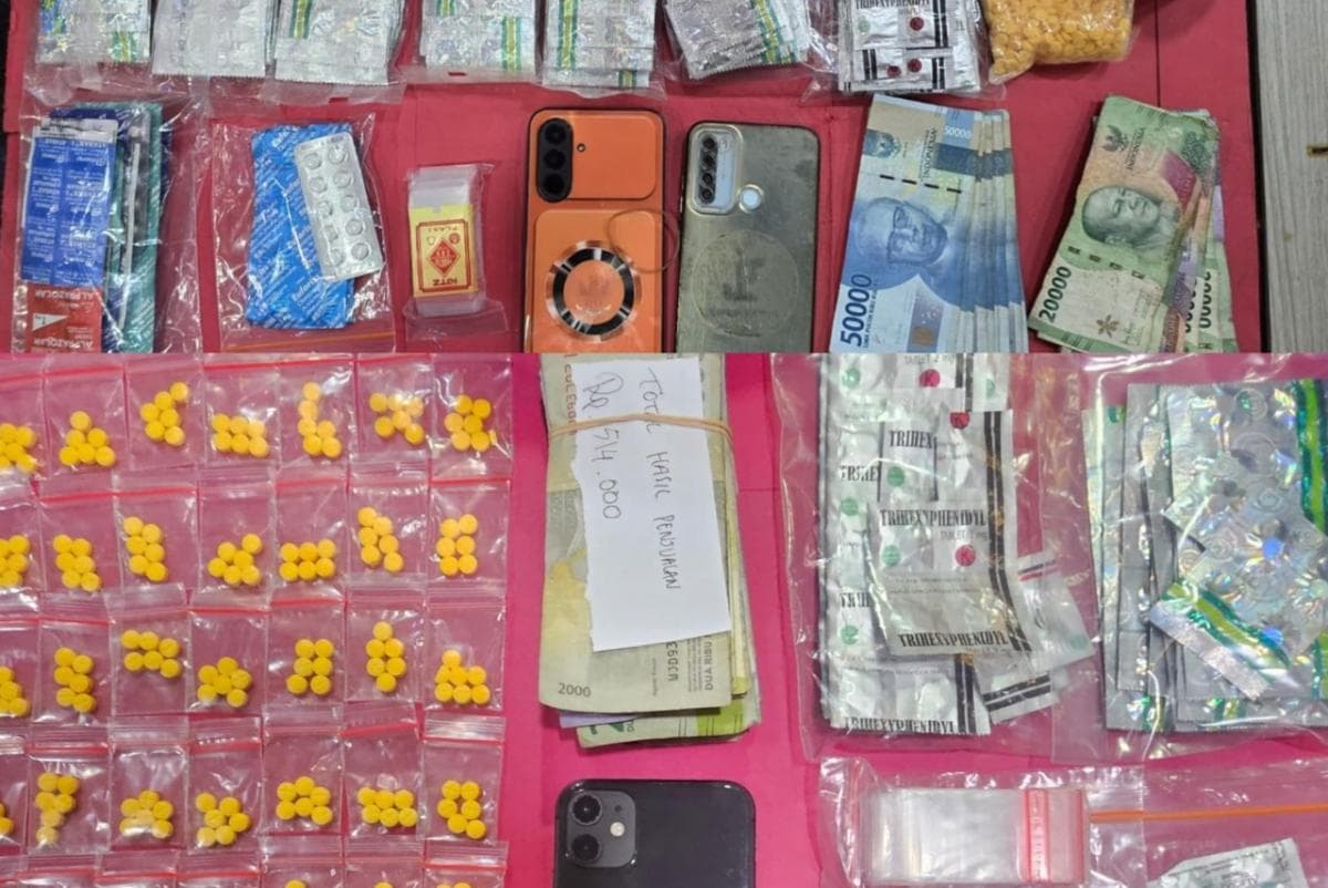 Polda Metro Gerebek Warung Sembako, Sita Ribuan Butir Obat Keras