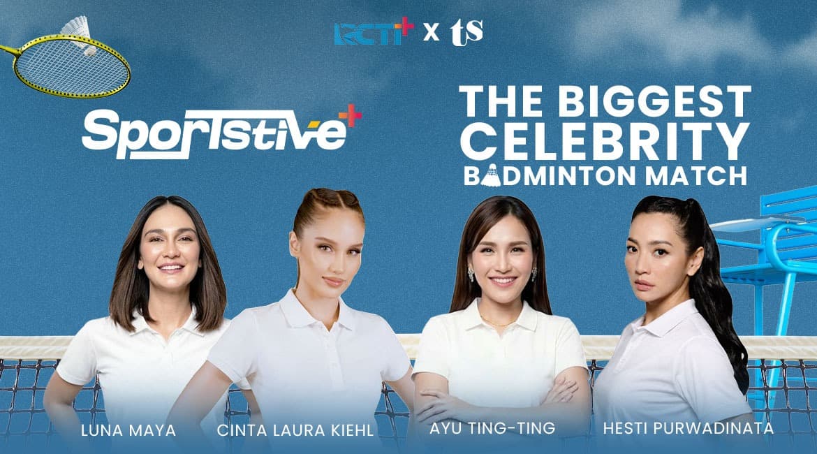 Luna Maya hingga Ayu Ting Ting Siap Berkompetisi di Sportstive+ Badminton Edition