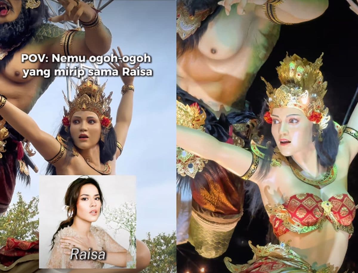 Viral Ogoh-Ogoh Cantik Disebut-sebut Mirip Raisa