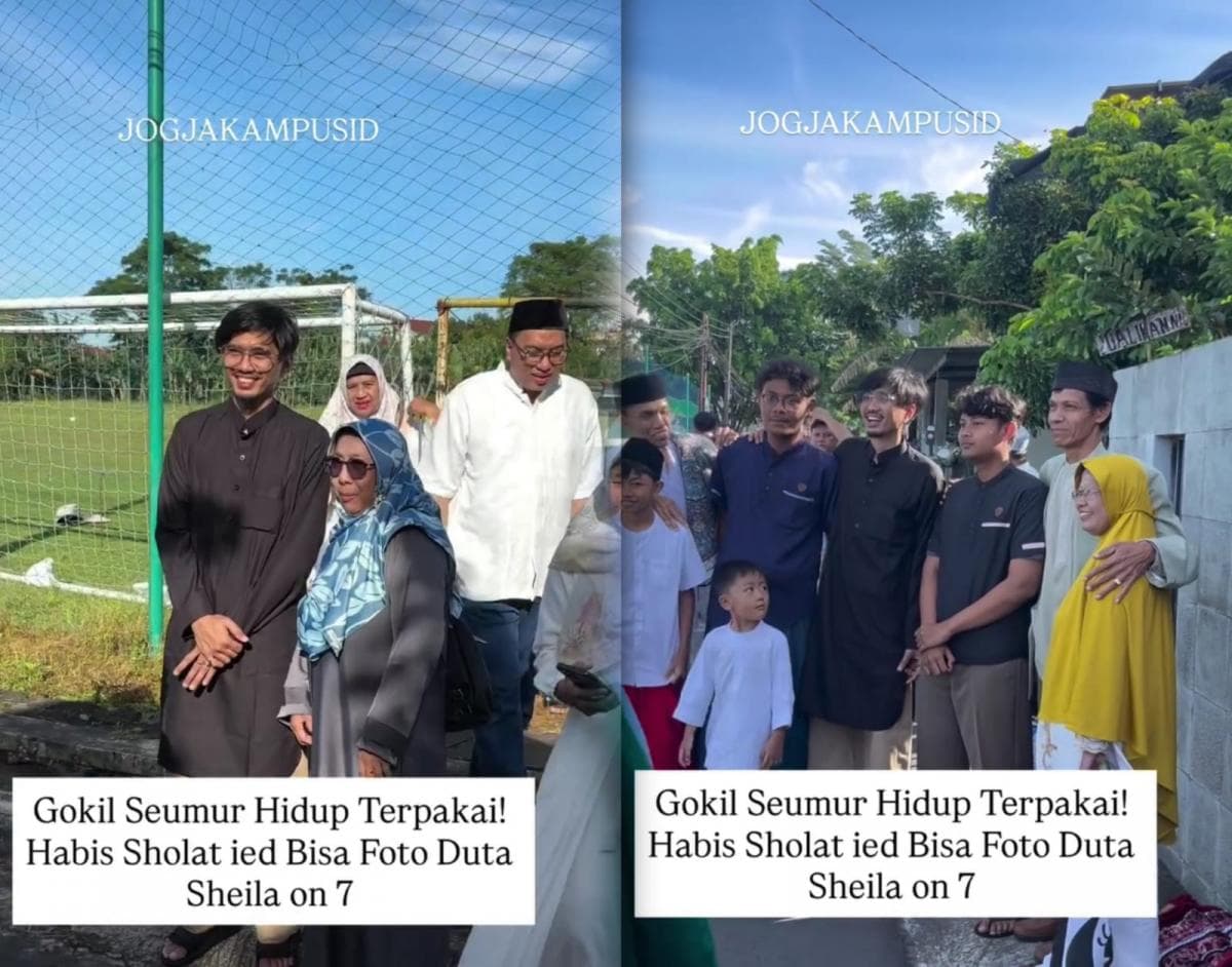 Duta Sheila On 7 Salat Ied di Jogja, Langsung Diserbu Warga