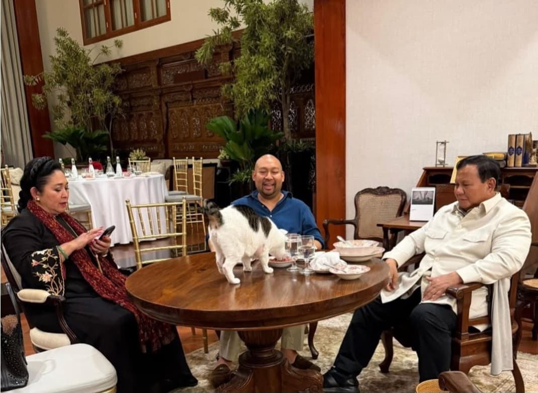 Momen Hangat Prabowo, Didit, dan Titiek Kumpul Jelang Lebaran, Bobby Ikut Curi Perhatian