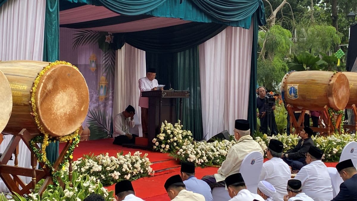 Ma&rsquo;ruf Amin Tekankan Zakat dan Solidaritas dalam Khutbah Idul Fitri 2026