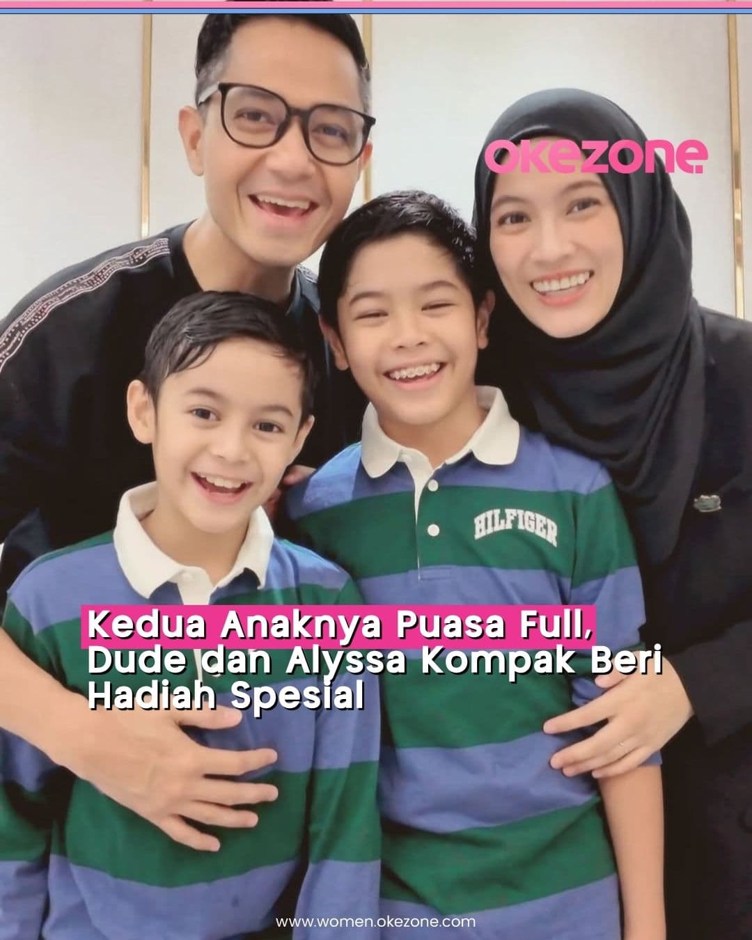 Kedua Anaknya Puasa Full, Dude Harlino dan Alyssa Soebandono Kompak Beri Hadiah Spesial