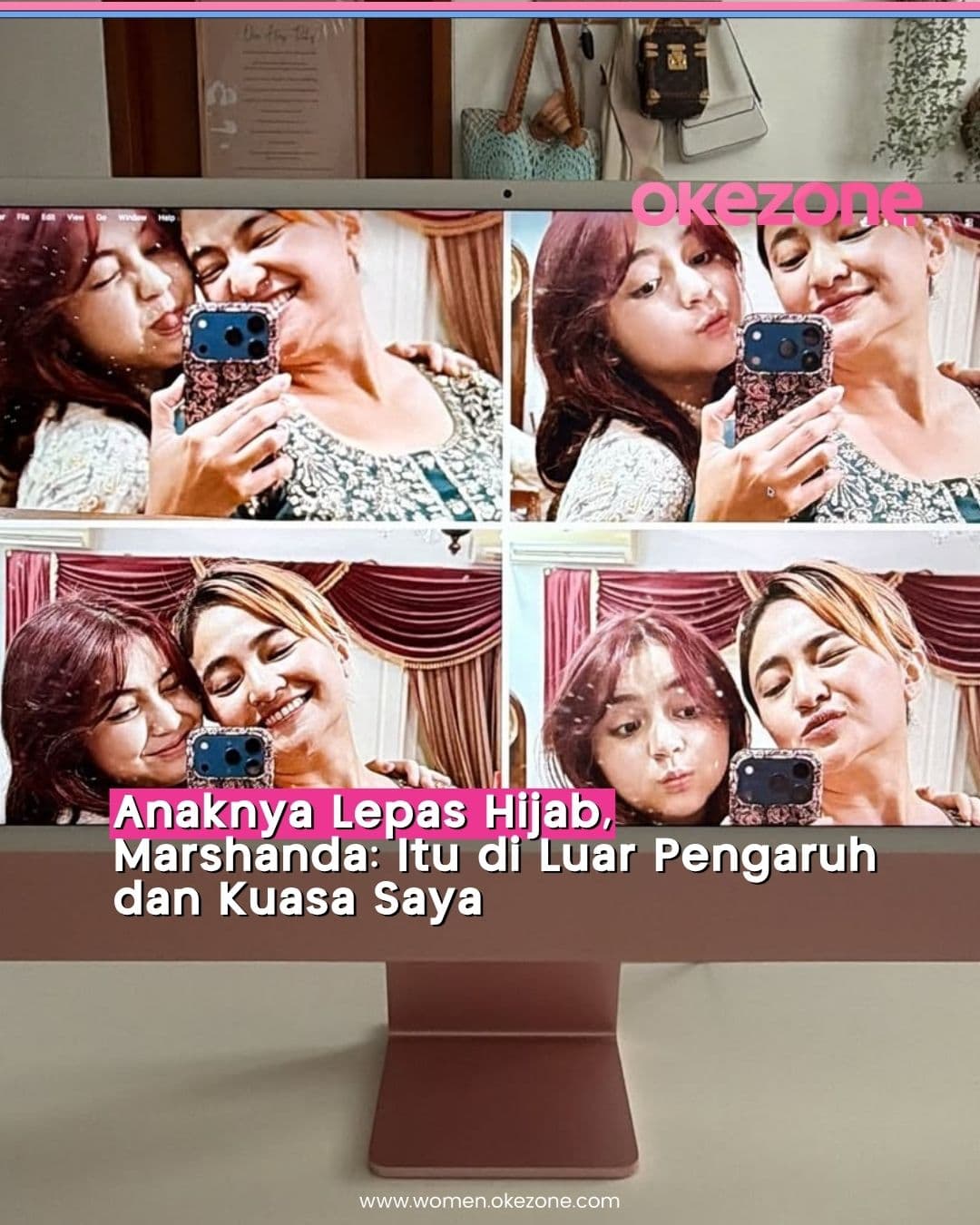 Marshanda Tak Terima Dituding Jadi Penyebab Sienna Lepas Hijab