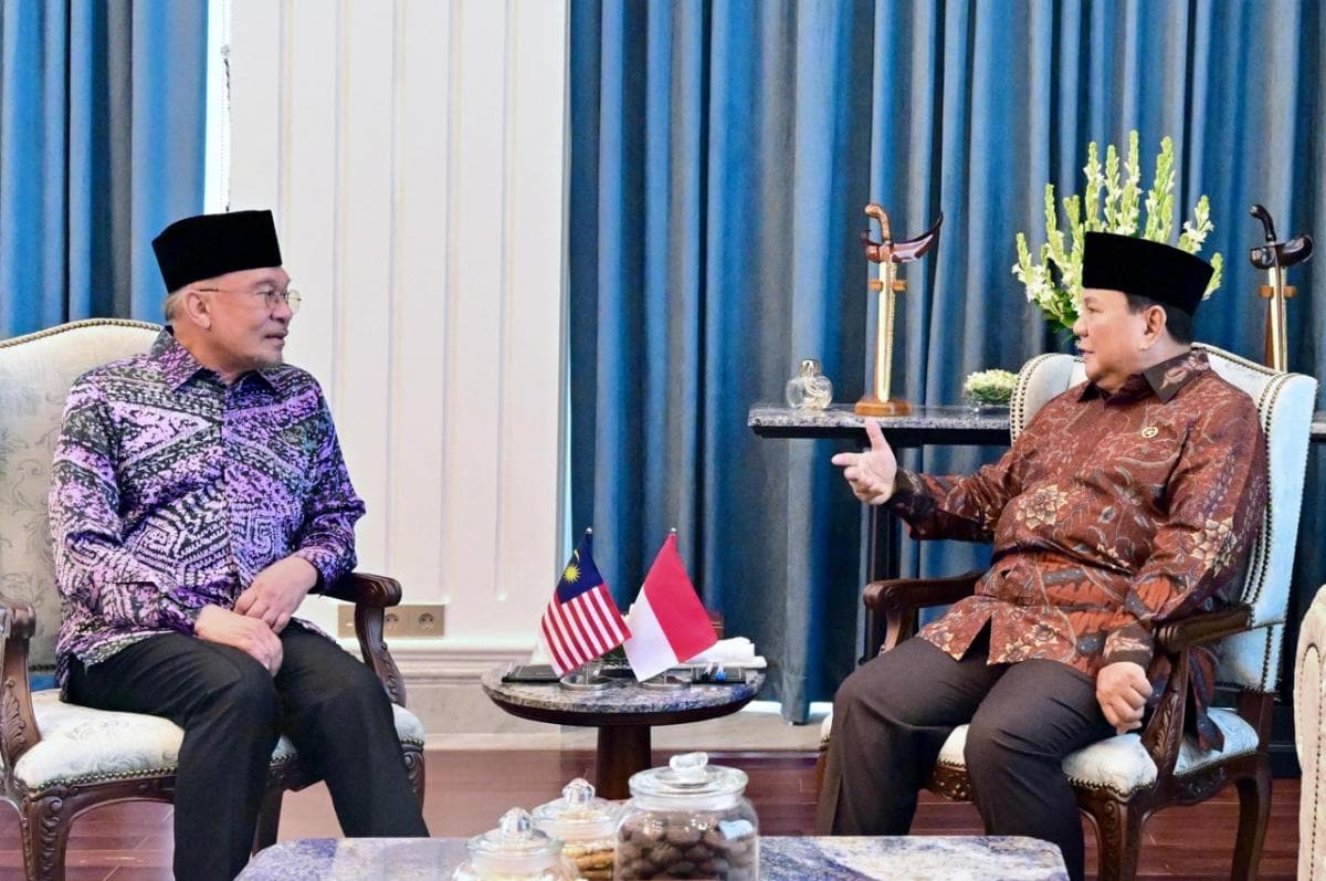 Ini Isi Percakapan Prabowo dan Anwar Ibrahim Selama 3 Jam di Istana Merdeka
