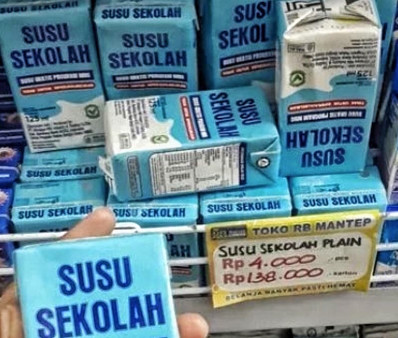 Viral Susu MBG Dijual Rp4.000 di Minimarket, Begini Respons BGN